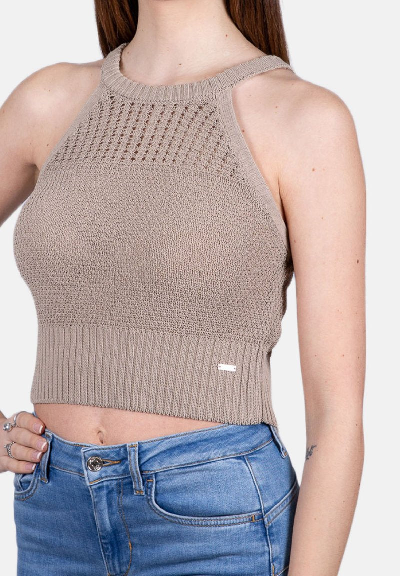 Armani Exchange IN FILO - Top - Beige
