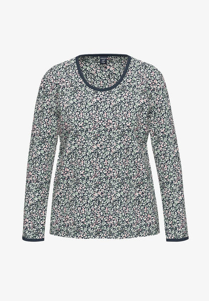  MIX & MATCH LANGARM - Nachtwäsche Shirt - Nightblue