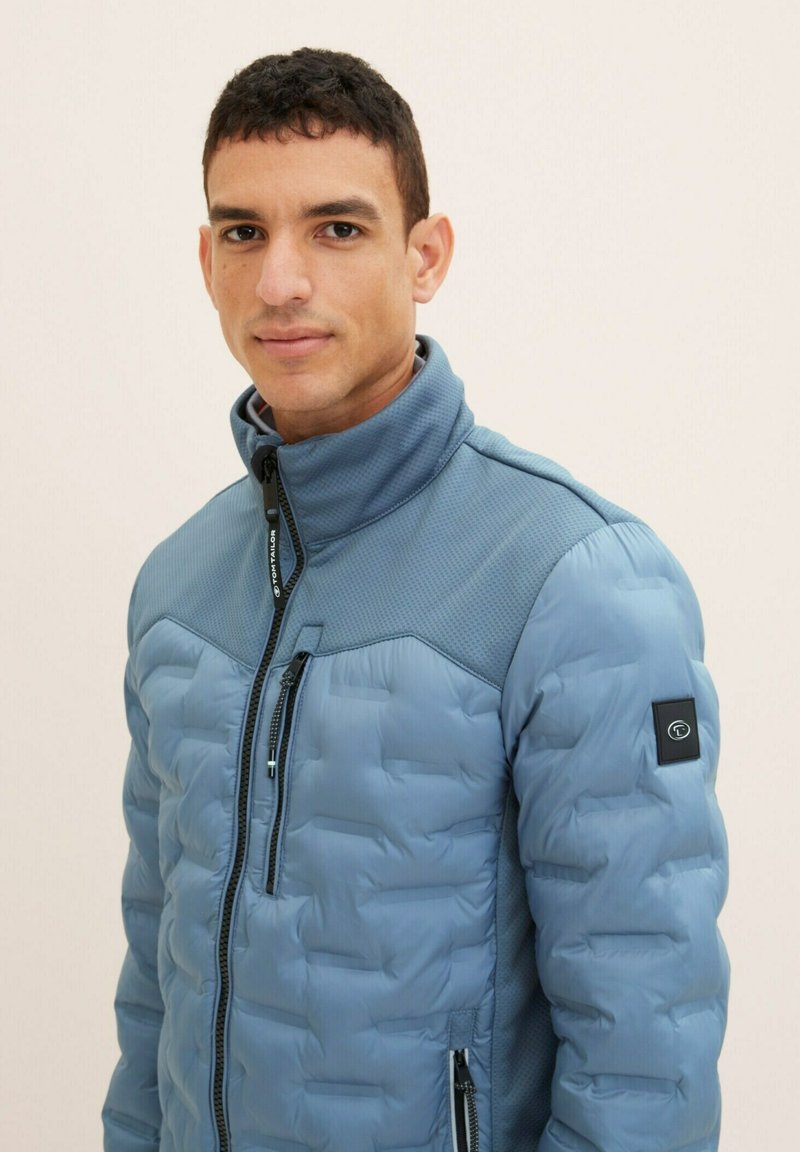 Tom Tailor REGULAR FIT MIT STEPPUNGEN - Übergangsjacke - China Blue