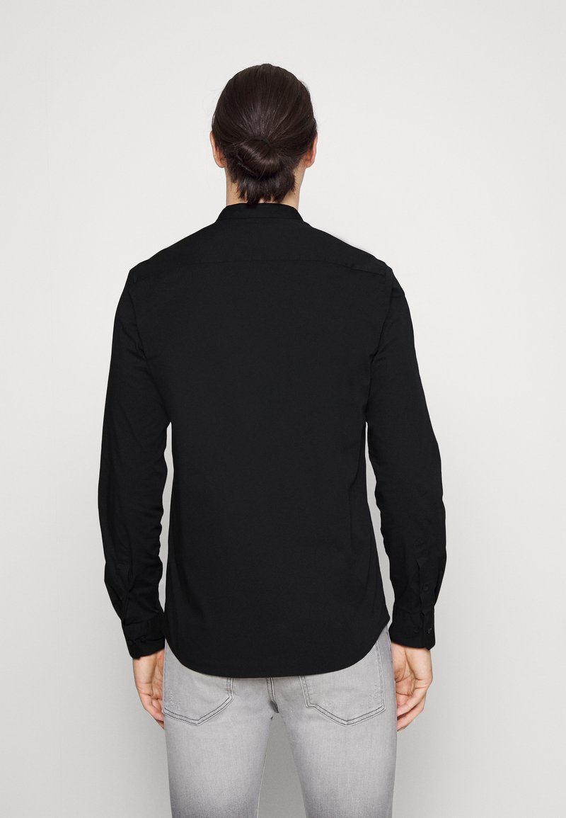 Calvin Klein STAND UP COLLAR - Hemd - Black