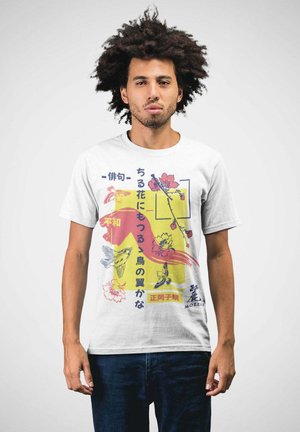  MANEKI NEKO - T-Shirt Print - White