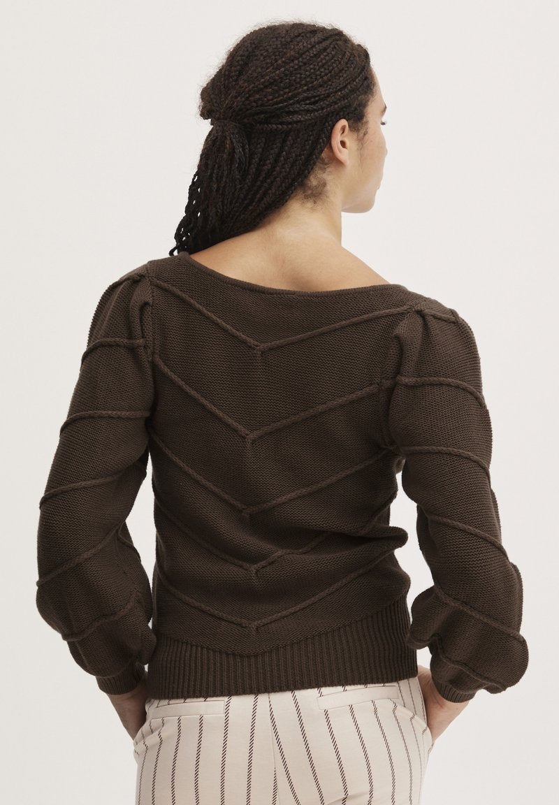 ICHI PULL PILAR - Strickpullover - Bracken