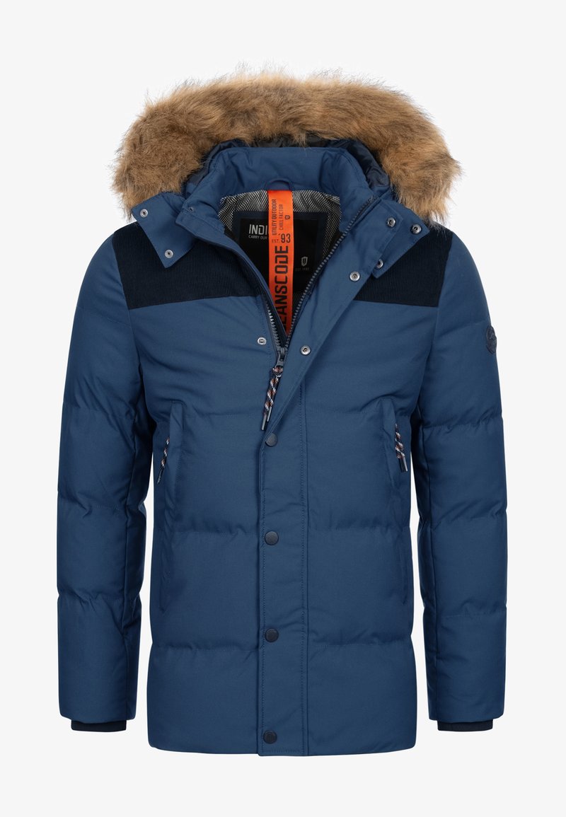 Indicode Jeans HEXYL - Wintermantel - Navy