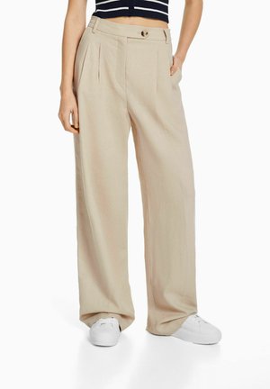 DeFacto WIDE LEG - Stoffhose - Beige