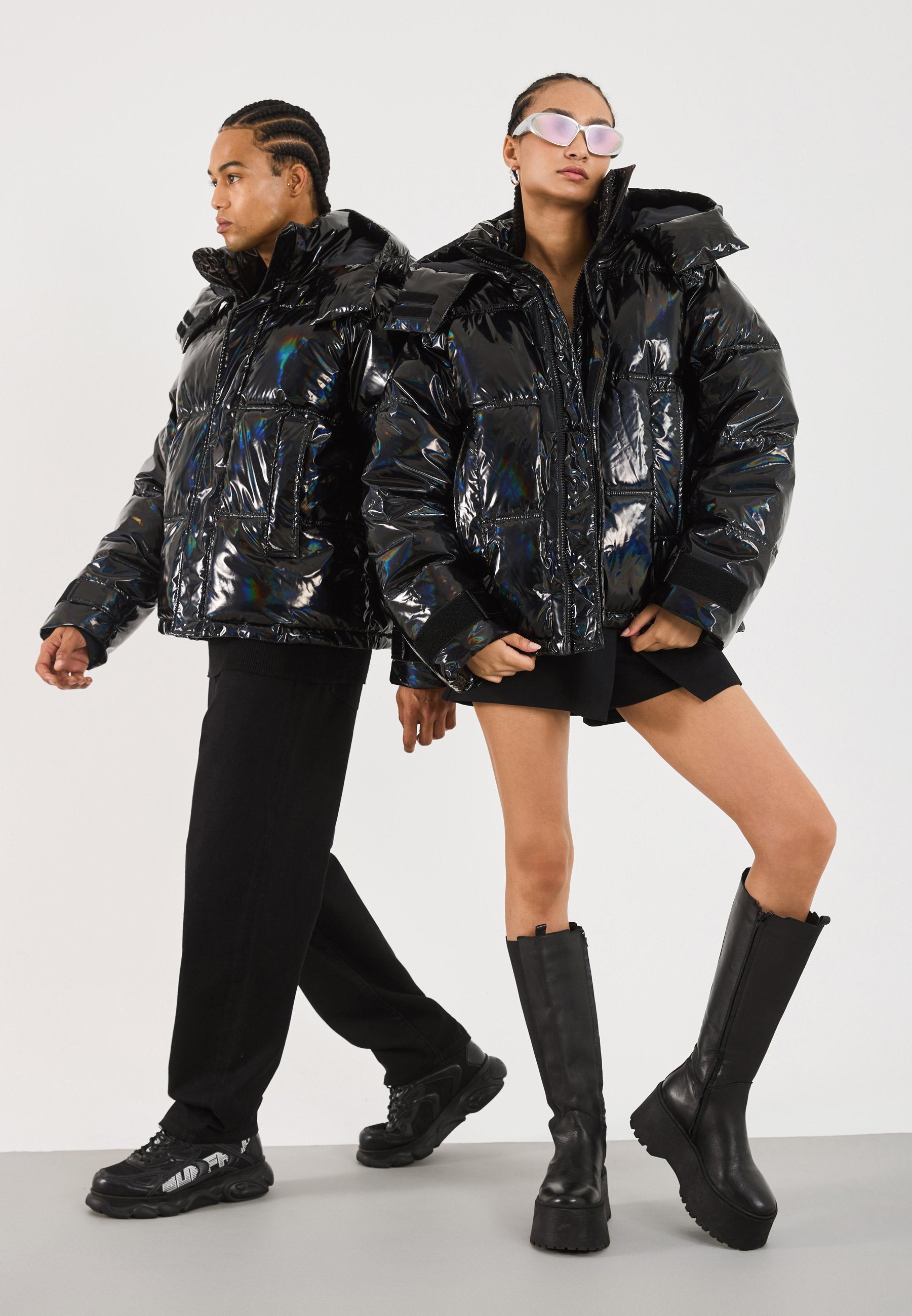 YOURTURN UNISEX - Winter Jacket - Black