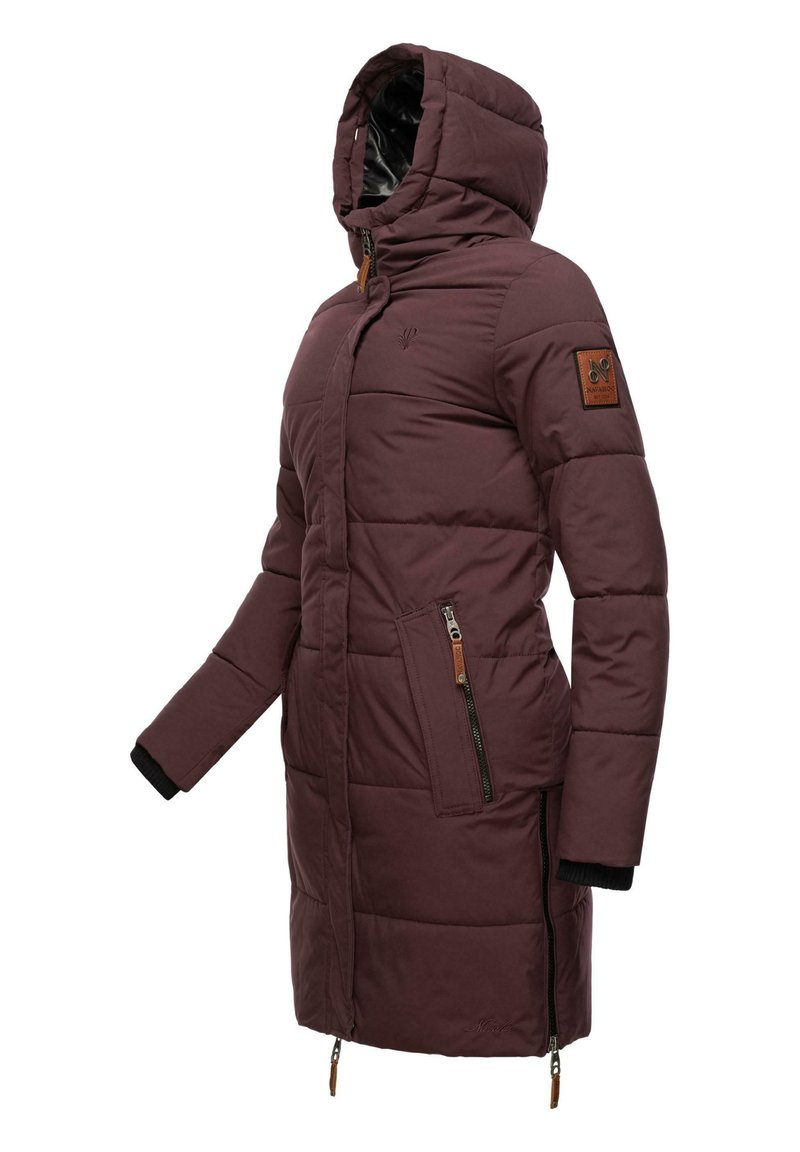 Navahoo HALINA - Wintermantel - Dark Red Melange