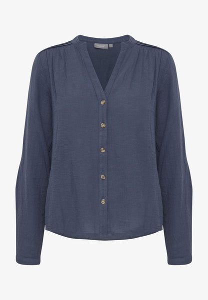 Fransa Hemdbluse - Vintage Indigo