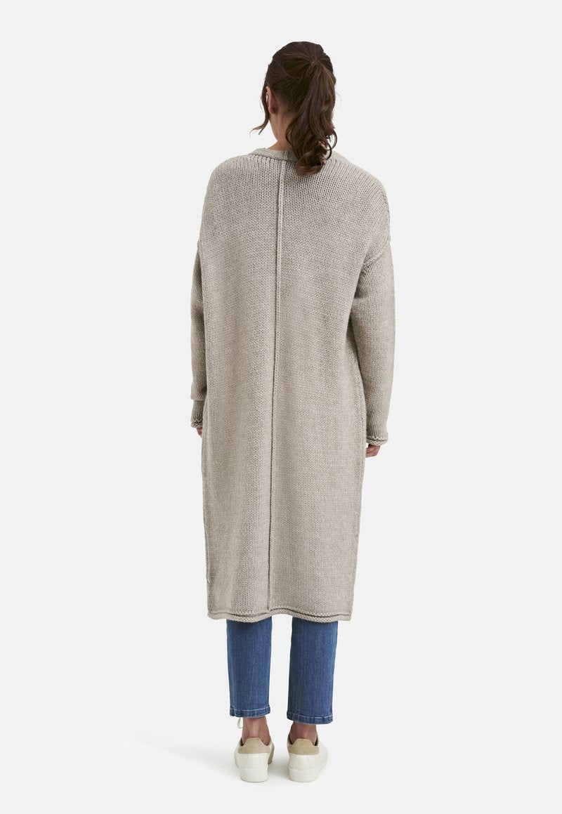  WITH OVERSIZED SHOULDERS - Strickjacke - Mink