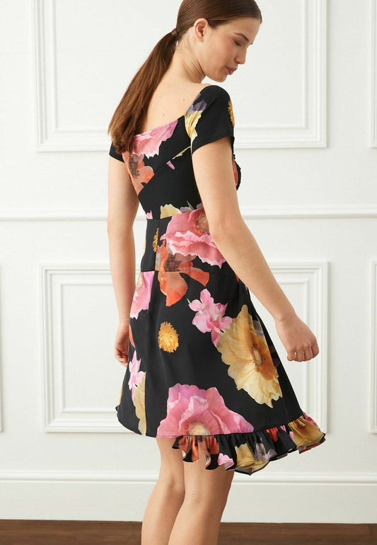  BARDOT STANDARD - Freizeitkleid - Preen X Next Black Floral Print