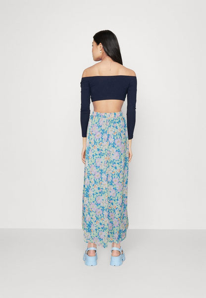 Vila VIASTRID SKIRT - Maxirock - Azure Blue