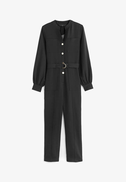 Next UTILITY STYLE BELTED - Jumpsuit - Black