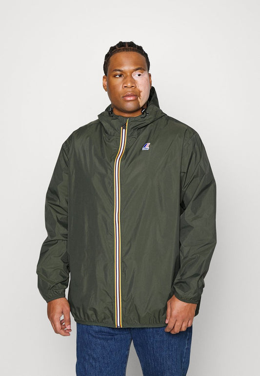 K-Way PLUS LE VRAI CLAUDE UNISEX - Kurzmantel - Green Blackish