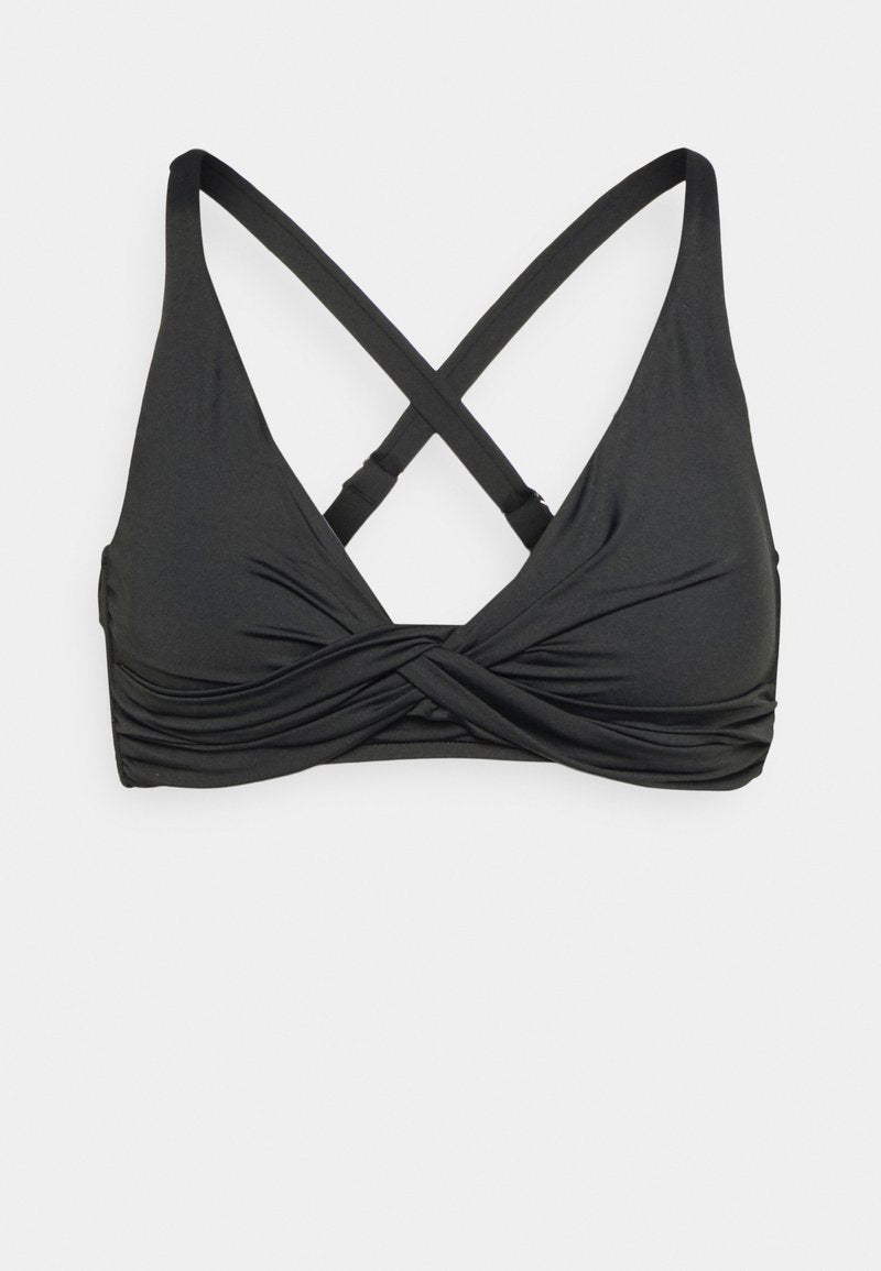Seafolly DD BIG CUP COLLECTIVE DOUBLE WRAP FRONT BRA - Bikini-Top - Black