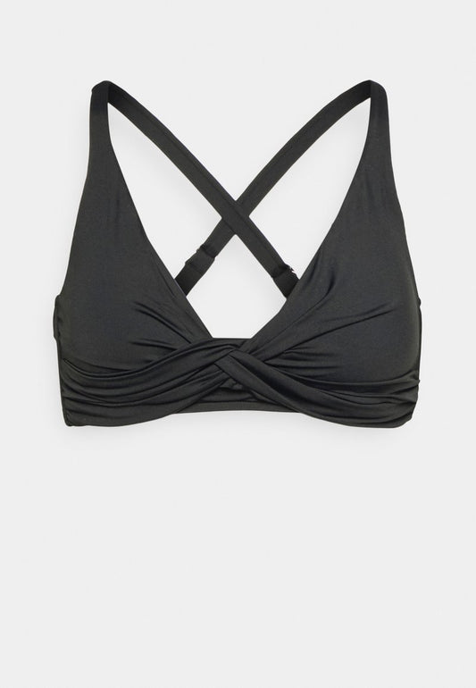 Seafolly DD BIG CUP COLLECTIVE DOUBLE WRAP FRONT BRA - Bikini-Top - Black