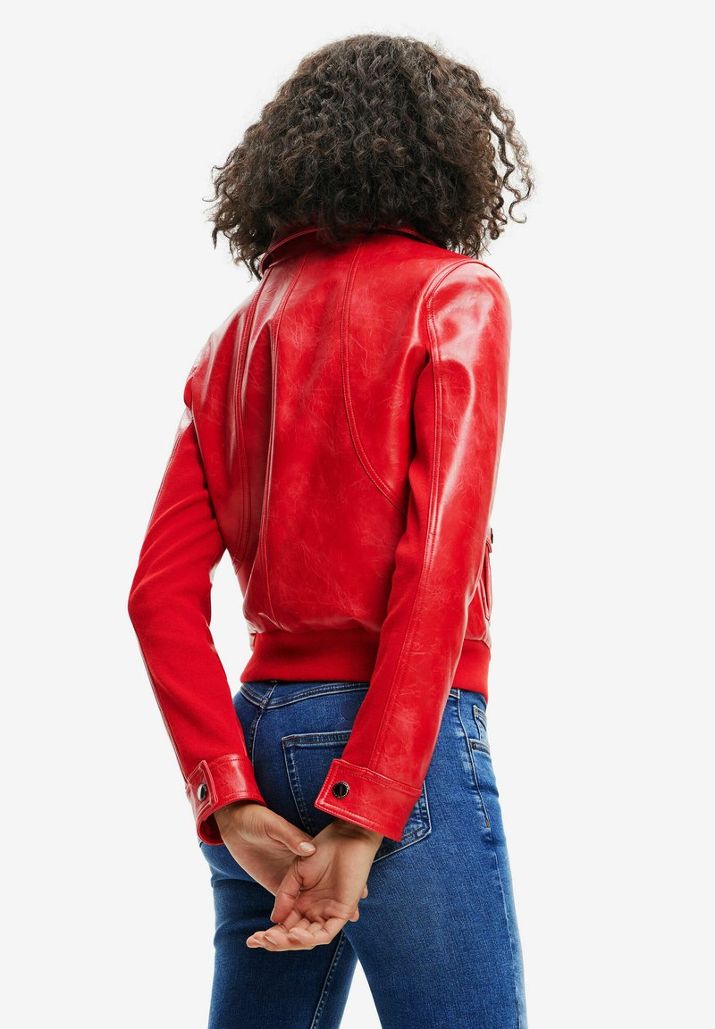 Desigual Kunstlederjacke - Red