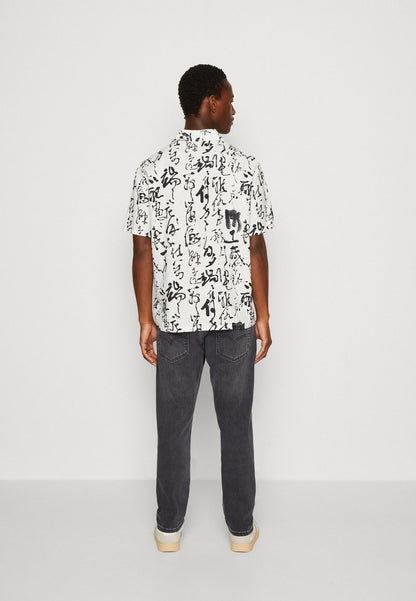 Edwin PRIVATE LETTER SHIRT UNISEX - Hemdbluse - White/black