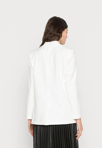 Pieces PCBOSSY LS LOOSE NOOS - Kurzmantel - Cloud Dancer