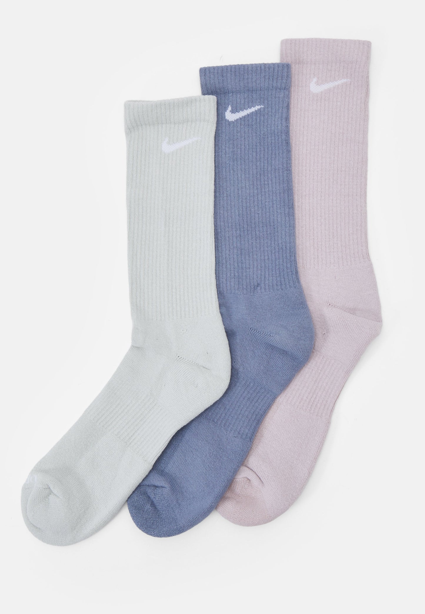 Nike Performance EVERYDAY PLUS CUSH CREW UNISEX 3 PACK - Sports Socks - Mineral Clay/rose Whisper/pearl White/black