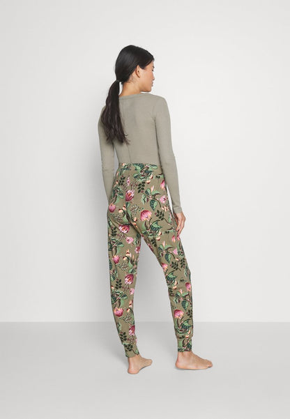  PANT FULL BLOOM - Nachtwäsche Hose - Green