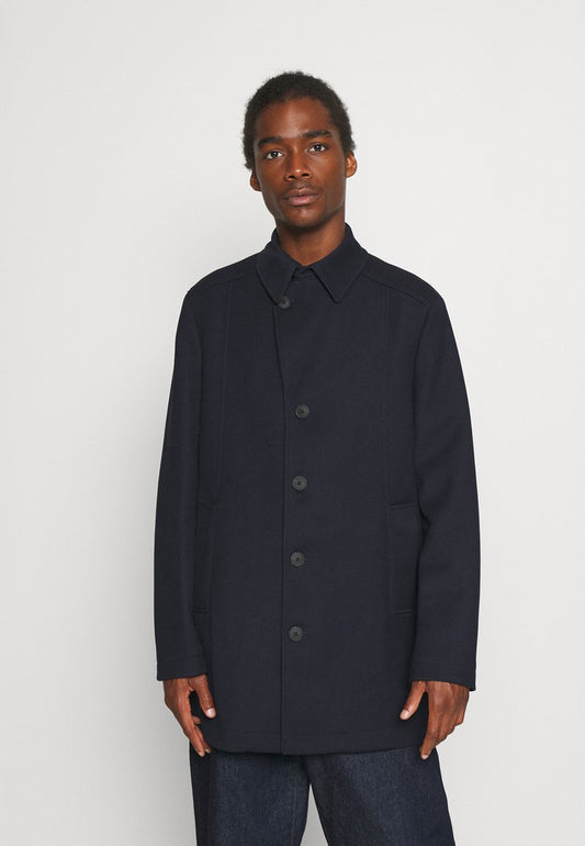 Selected Homme SLHDRAPER COAT - Kurzmantel - Sky Captain