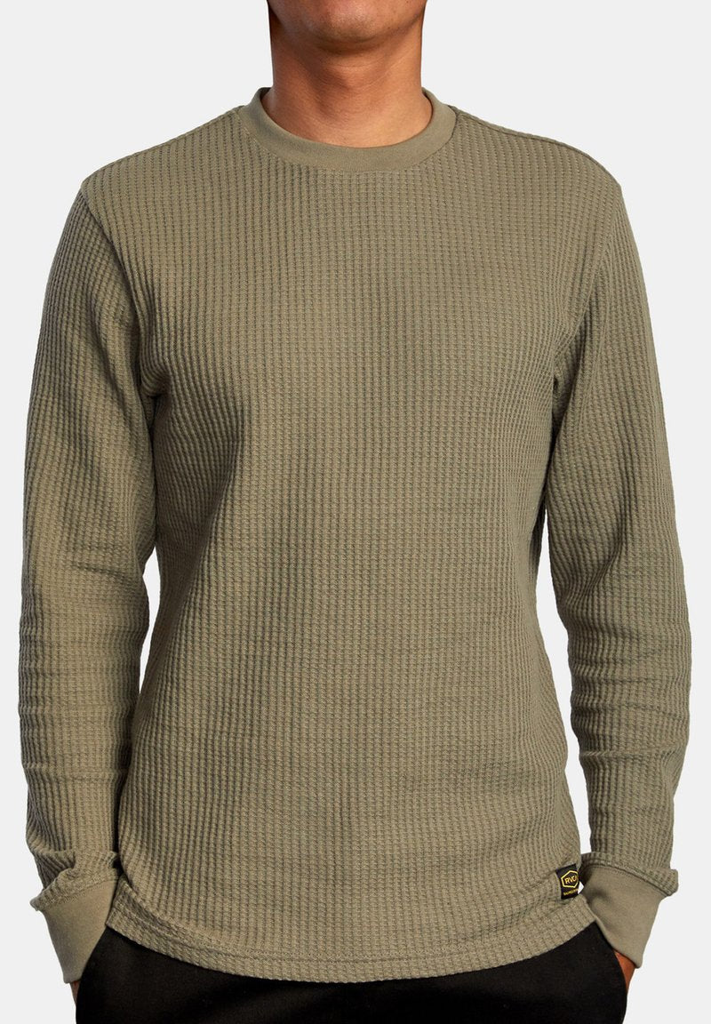 RVCA RECESSION COLLECTION DAY SHIFT THERMIQUE - Langarmshirt - Black