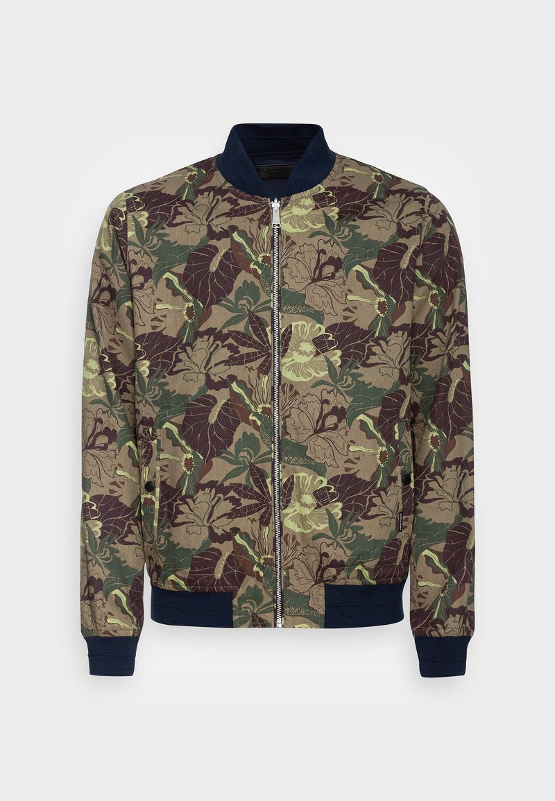 Scotch & Soda REVERSIBLE JACKET - Bomberjacke - Navy/army
