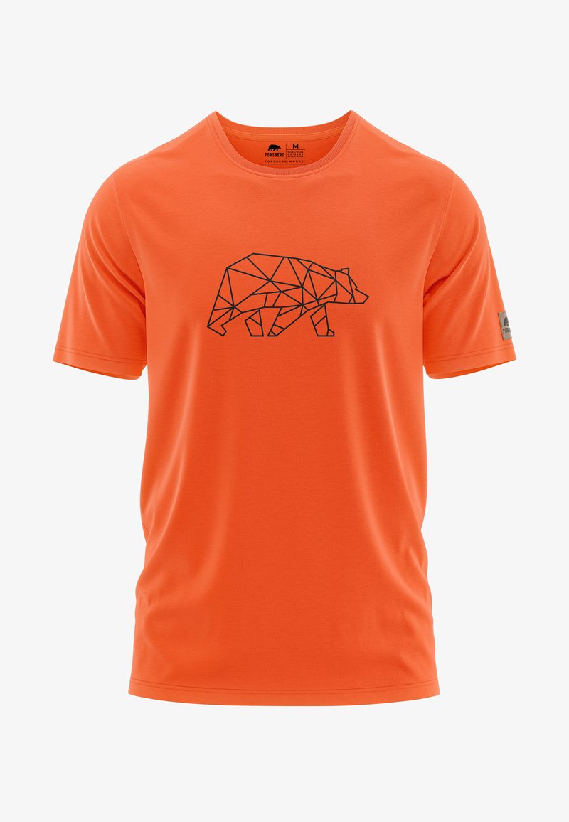  FINNSON MIT BRUSTLOGO 728672 - T-Shirt Print - Curry