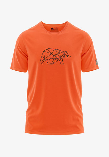  FINNSON MIT BRUSTLOGO 728672 - T-Shirt Print - Curry