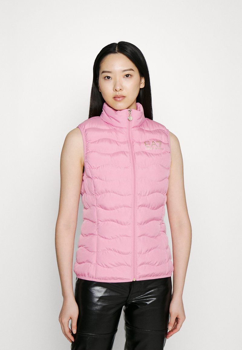 EA7 Emporio Armani JACKET - Weste - Pink/gold