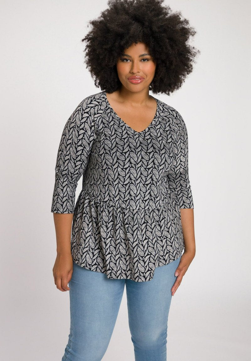 Ulla Popken Bluse - Noir