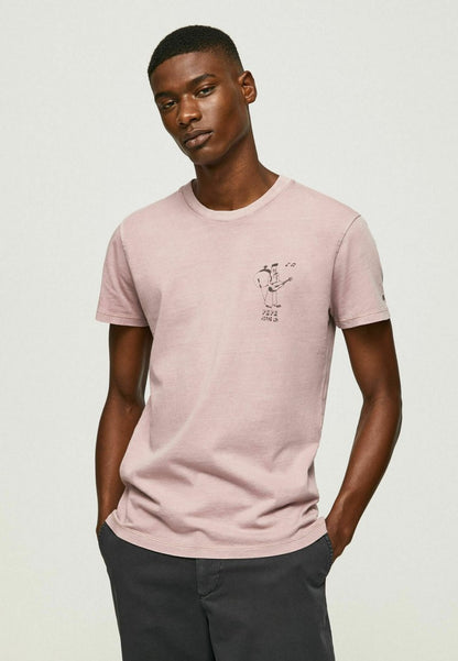 Pepe Jeans BASIC ALFORD - T-Shirt Print - White
