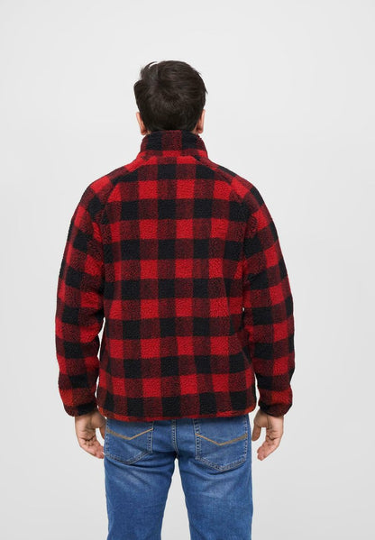 Brandit ACCESSOIRES TEDDY - Fleecejacke - Red/black/white