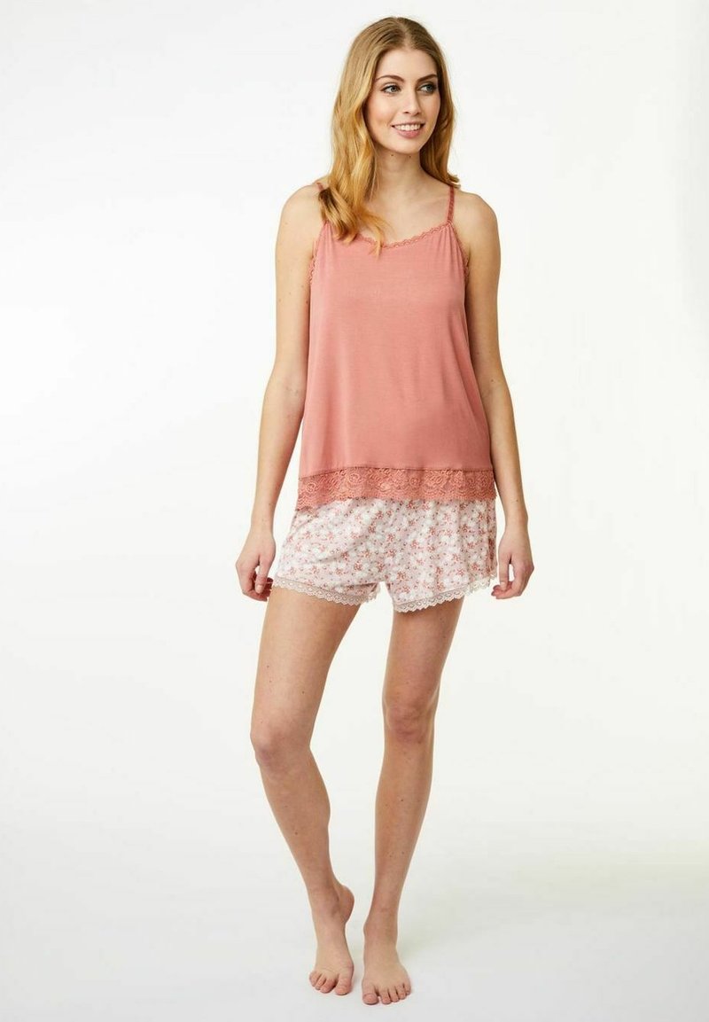  KIMMY - Nachtwäsche Hose - Light Pink White