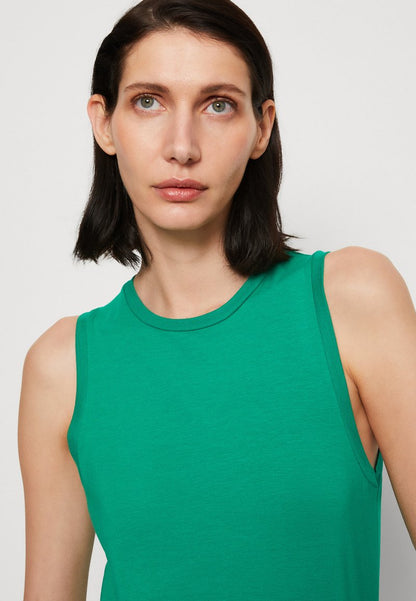 Marc O'Polo SLEEVE LESS EASY FIT - Jerseykleid - Vivid Green
