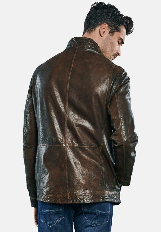  Lederjacke - Braun