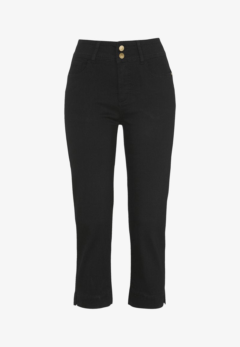  STRETCHY CROP SHAPING EFFECT - Jeans Shorts - Dark Blue
