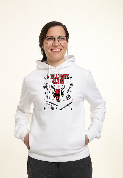 Henry Tiger STRANGER THINGS TEXTBOOK HFC - Kapuzenpullover - White