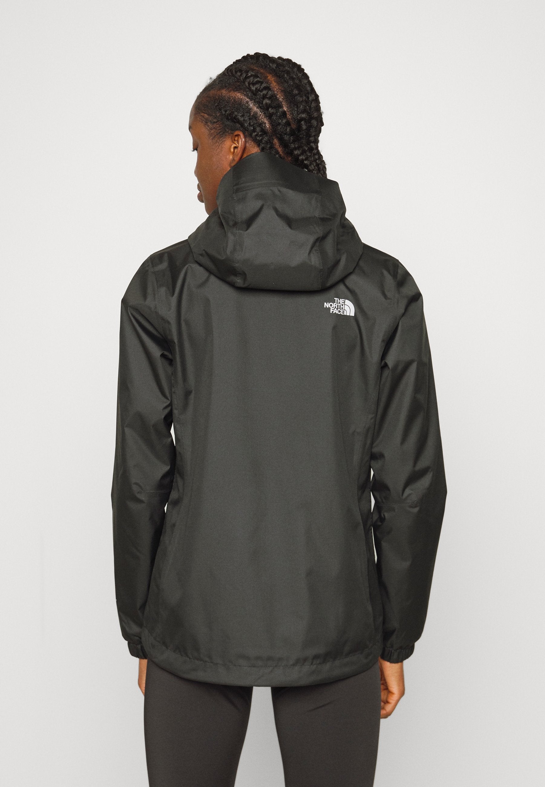 The North Face QUEST JACKET - Waterproof Jacket - Black/foil Grey