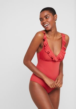 S.Oliver SWIMSUIT - Badeanzug - Red