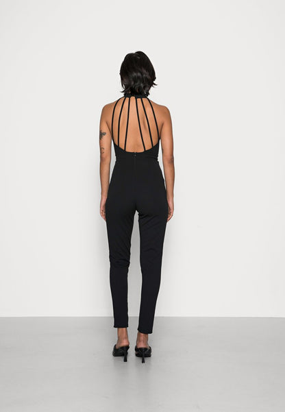 Wal G CHENISE HALTER NECK - Jumpsuit - Black