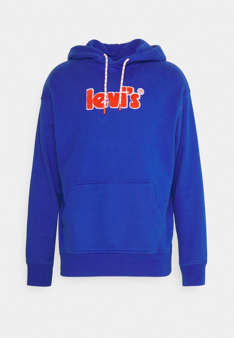  RELAXED GRAPHIC UNISEX - Kapuzenpullover - Surf Blue