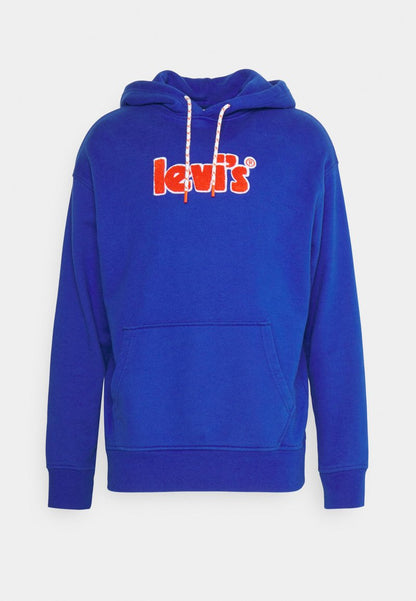  RELAXED GRAPHIC UNISEX - Kapuzenpullover - Surf Blue