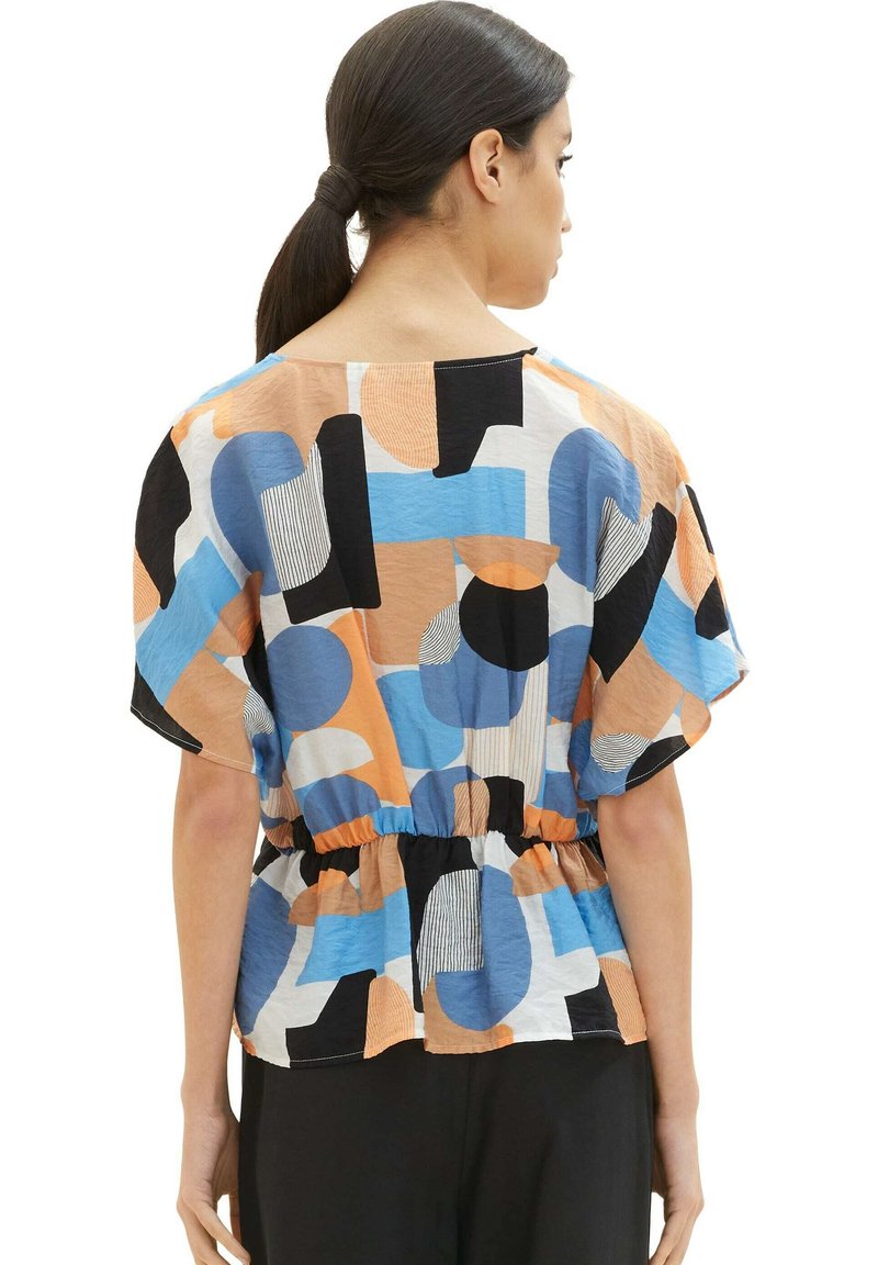 Tom Tailor GEMUSTERTE - Bluse - Abstract Retro Shapes Design