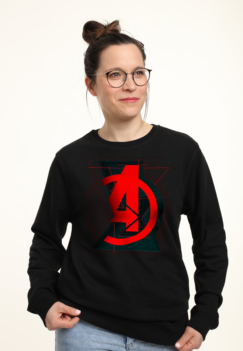 Henry Tiger BLACK WIDOW: MOVIE AVENGERS WIDOW LOGO - Sweatshirt - Black