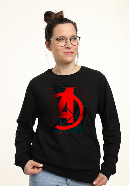 Henry Tiger BLACK WIDOW: MOVIE AVENGERS WIDOW LOGO - Sweatshirt - Black