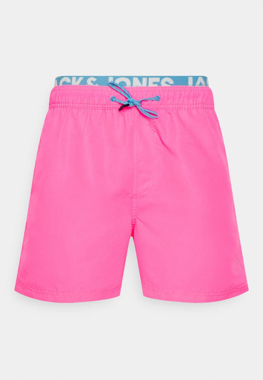 Jack & Jones JPSTFIJI JJSWIM NEON - Badeshorts - Knockout Pink