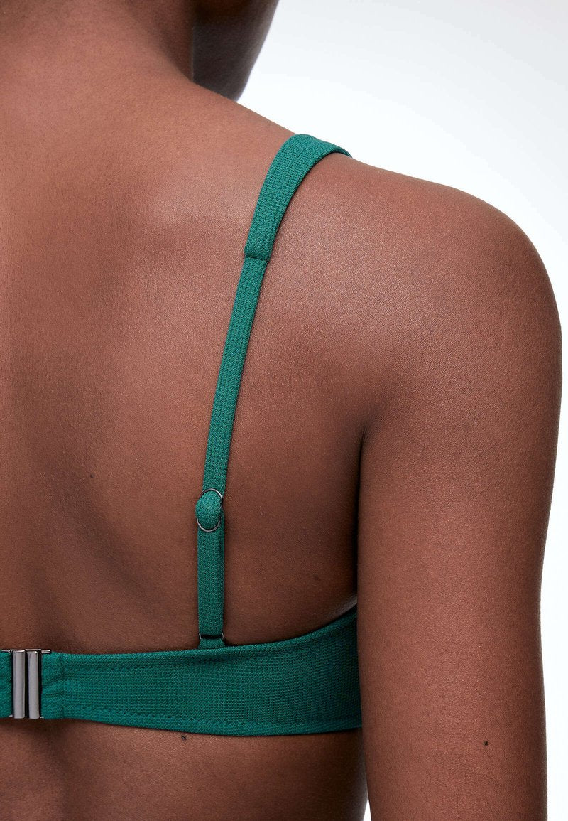 Oysho WITH NOTCH - Bikini-Top - Evergreen