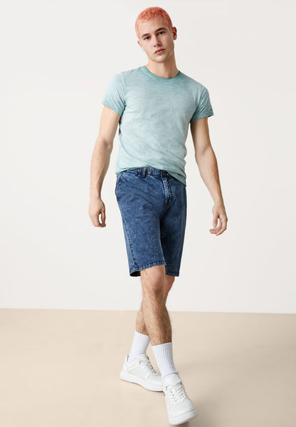 QS By S.Oliver REGULAR - Jeans Shorts - Dark Blue