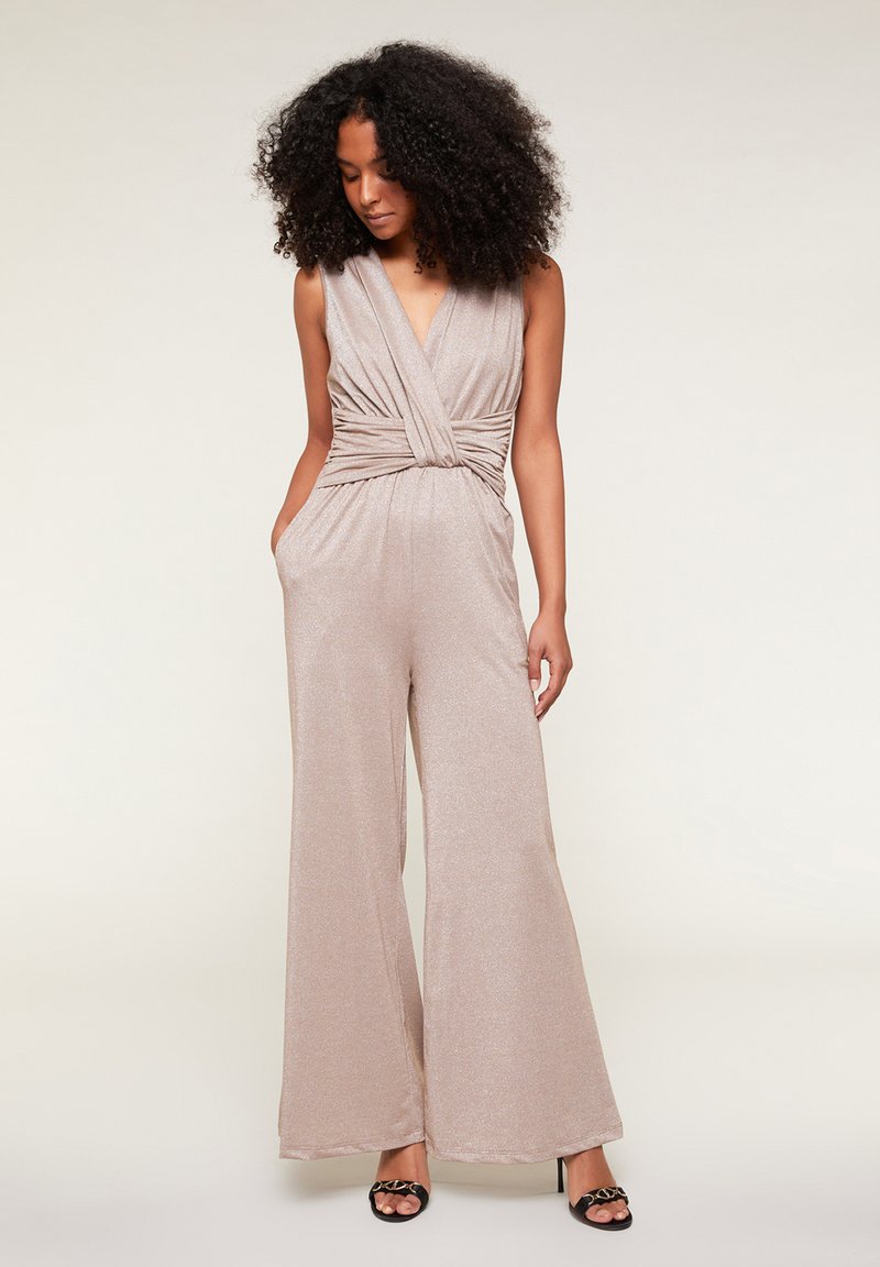  MIT TORCHON - Jumpsuit - Beige