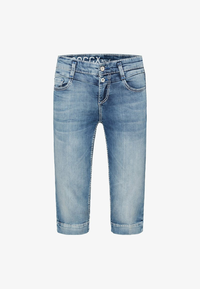 Soccx CAPRI KA:RA - Jeans Shorts - Blue Used